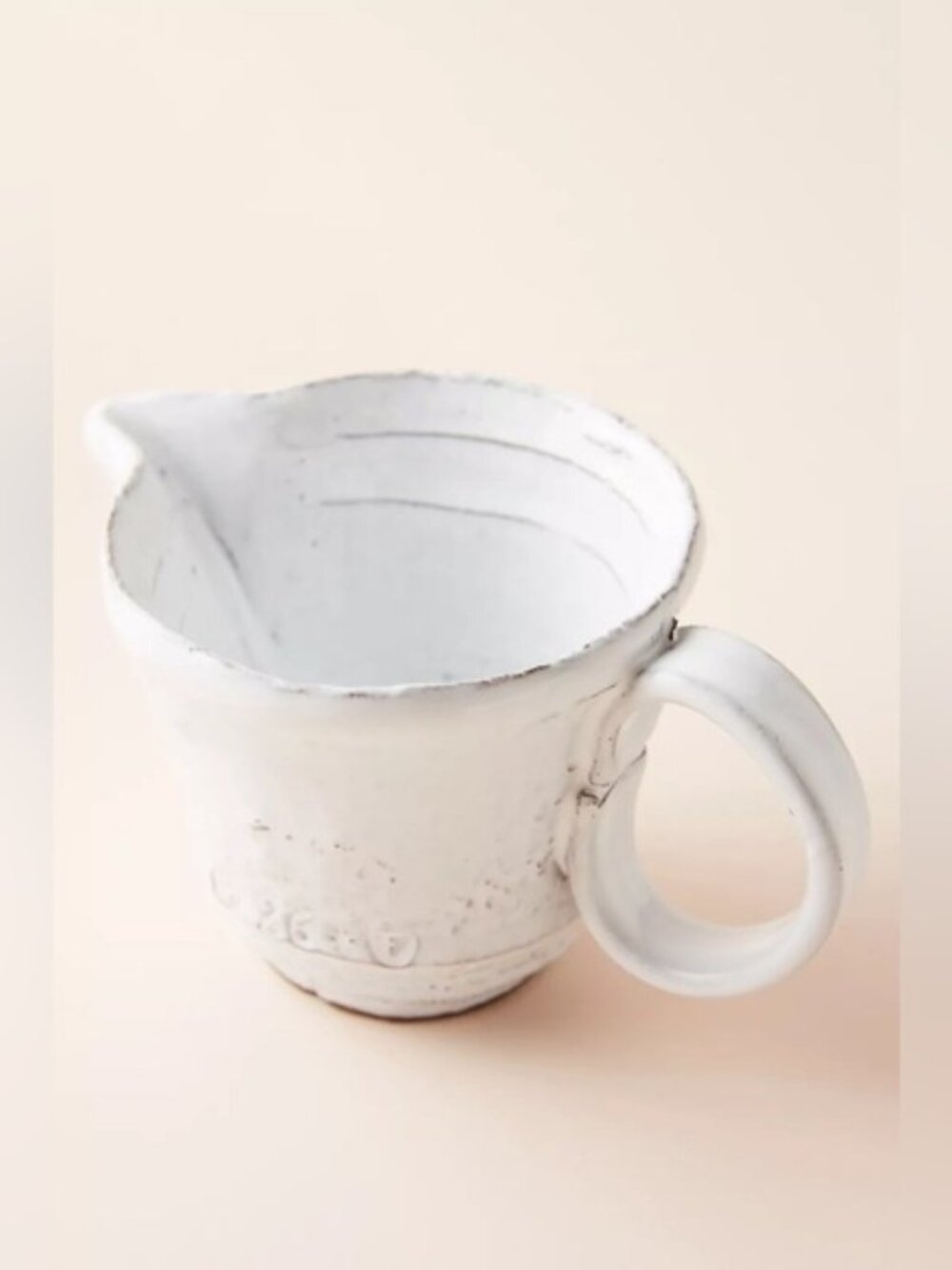 MSRP $34 Anthropologie The Glenna Italian Earthenware Creamer - Picture 2 of 4